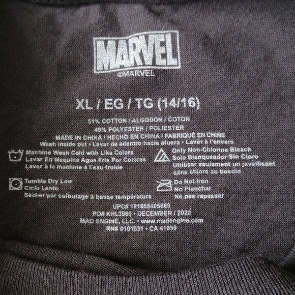 Brand new Marvel Spiderman tee youth 14/16 - Picture 3 of 4